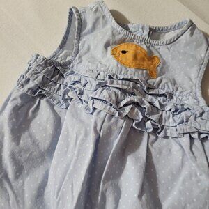 Gymboree Little Goldfish Used 3-6 month Romper. Located A21